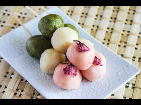 Hanami Dango Recipe - Japanese Cooking 101