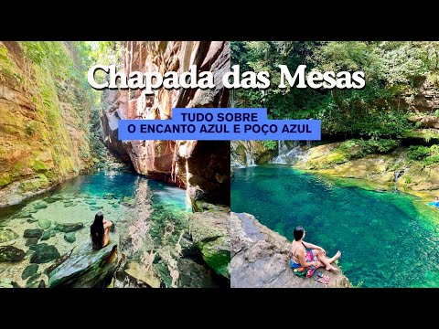 Chapada das Mesas - Encanto azul e poço azul - SEM GUIA
