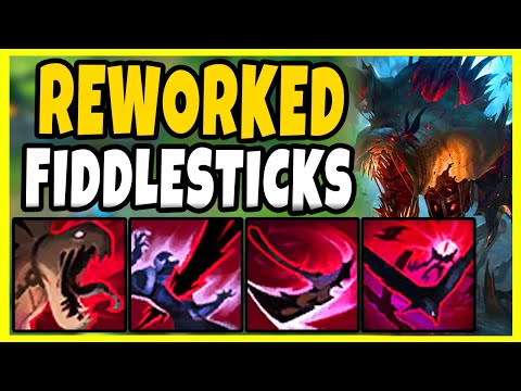 Fiddlesticks Rework Gameplay! Learning His Abilities! - League of Legends