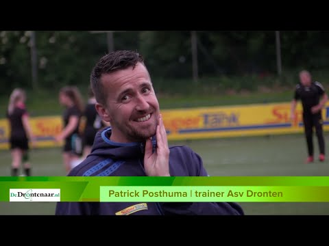 Trainer Patrick Posthuma van Asv Dronten