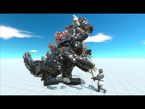 GODZILLA vs EVERY UNIT - Animal Revolt Battle Simulator