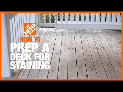 How to Prep a Deck for Staining | The Home Depot