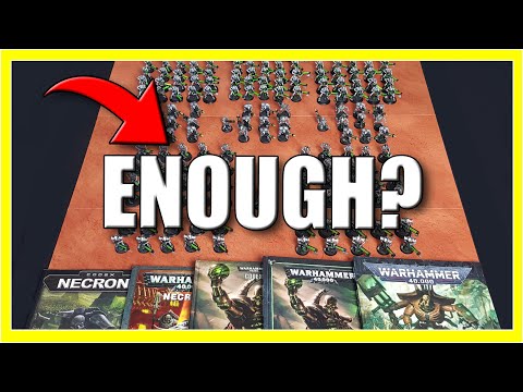 Necron Army Showcase 2023 - Enough Troops?