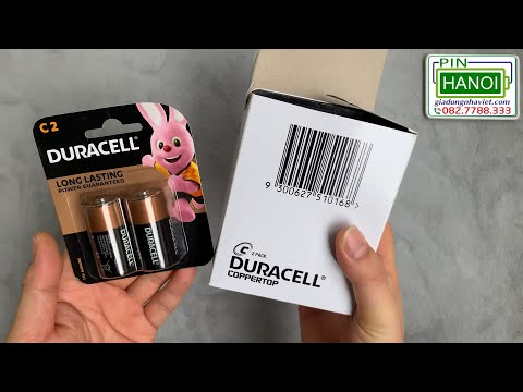 Pin kiềm cỡ trung C Duracell Coppertop Alkaline LR14 MN1400 1.5V