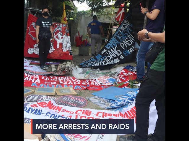 PNP arrests 3 activists, raids 2 union offices in a day