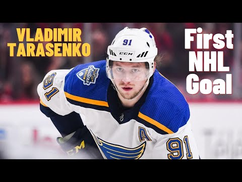 Vladimir Tarasenko #91 (St. Louis Blues) first NHL goal Jan 19, 2013 (Classic NHL)