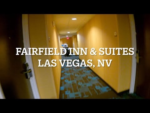 Fairfield Inn & Suites By Marriott Room Tour Las Vegas Nevada 2021   4K