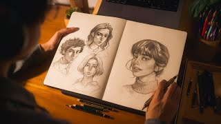 How I practice drawing Portraits