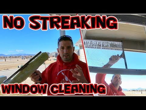HOW TO CLEAN WINDOWS WITHOUT STREAKING