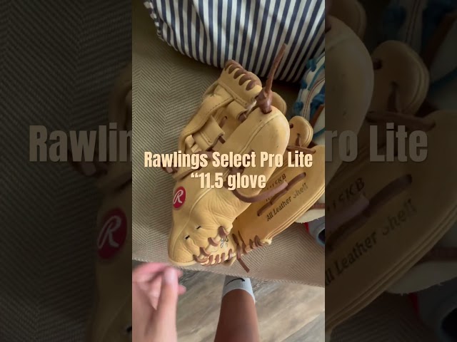 Vídeo relacionado con Rawlings Select Pro Lite Series BO BICHETTE - Guante de béisbol Juvenil | 11.5 Pulgadas | Lanzamiento a Mano Derecha | Azul Columbia/Royal
