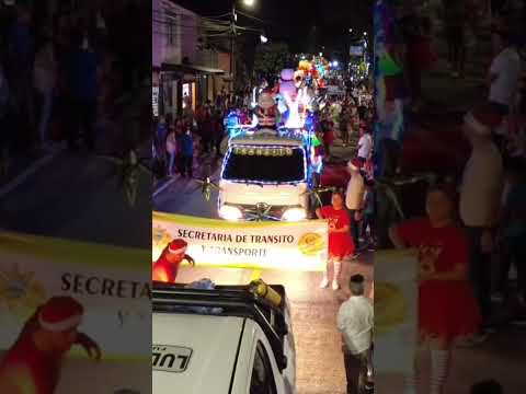 Desfile nocturno, Palermo, Huila, alumbrado navideño, 2025 ￼