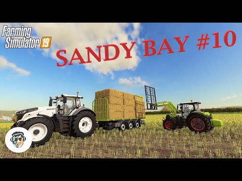 LOADING 73 STRAW BALES (MANUALLY) - FS19 Sandy Bay #10