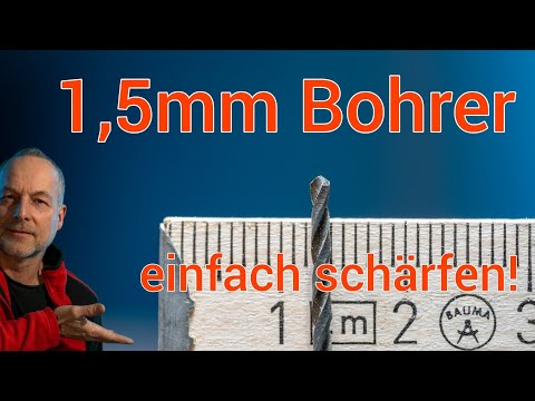 "How to sharpen small drill bits properly – precise & simply explained!"@handwerkertalk