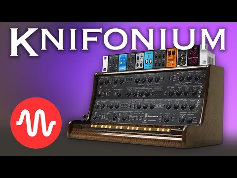Knifonium Synthesizer - 26 Tubes in a Synth! - by Plugin Alliance, Knif Audio and Brainworx