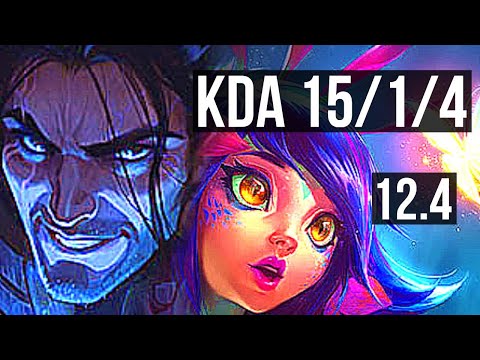 SYLAS vs NEEKO (MID) | 15/1/4, Legendary, 6 solo kills, 500+ games | EUW Diamond | 12.4