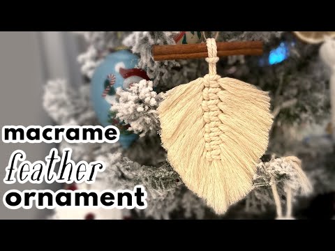 DIY Macrame Christmas Wreath Easy Christmas Ornament Pattern
