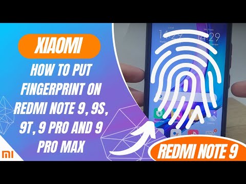 How to put fingerprint on Redmi Note 9, 9S, 9T, 9 Pro and 9 Pro Max