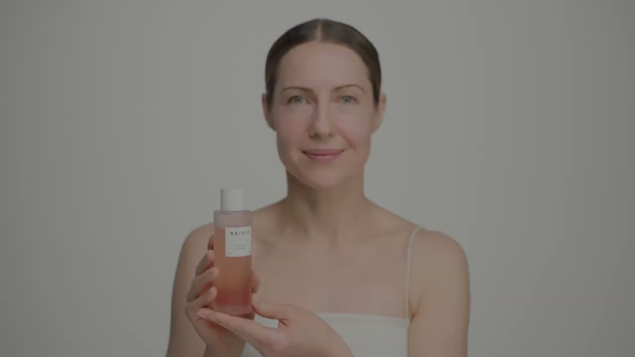 Beigic Treatment Essence Nawilżająco-rozświetlająca esencja do twarzy 120 ml - VIDEO