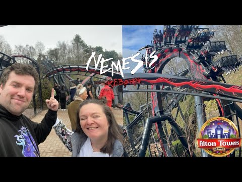 Alton Towers opening day & Nemesis Reborn first rides & reactions