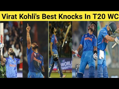Virat Kohli's Best Knocks In T20 World Cup 🏆 Top 10 Knocks 🔥 #shorts #viratkohli