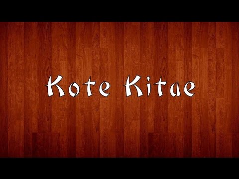 Waza Wednesday 7-1-15 - Kote Kitae