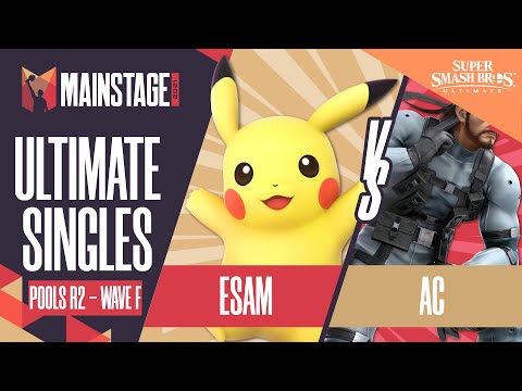 ESAM vs AC - SSBU Singles: Pools R2 Wave F - Mainstage 2021 | Pikachu vs Snake