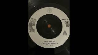Esperanto – Love Is The Answer --- 1992  #house #housemusic