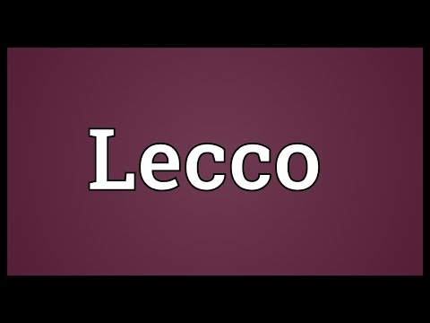 Lecco Meaning