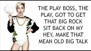 SMS (Bangerz) - Miley Cyrus (LYRICS)