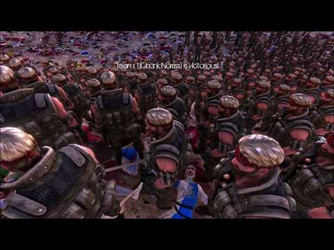 1000 Chuck Norris Army vs 5000 Medieval Army ( Ultimate Epic Battle Simulator )