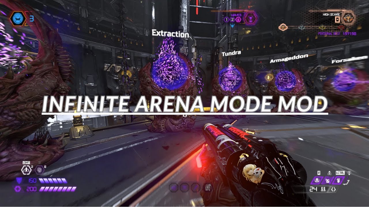 Infinite Arena Mode Mod for Doom Eternal Gameplay