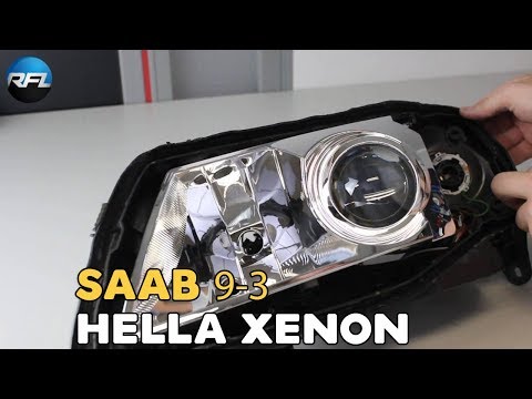 Saab 9-3 Hella Xenon Projector Replacement for new EvoX-R projector | Headlight Replacement