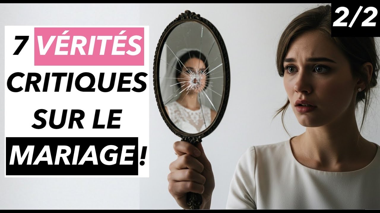 MARIAGE : L'URGENCE DU CHOIX ÉCLAIRÉ ! Tu fonces droit dans le mur avec tes fausses attentes