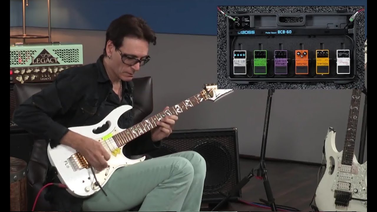 Steve Vai - Pedais Boss  ( Sinal de distorções ) Dub pt