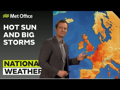 12/06/23 – Hot Sun and Big Storms – Afternoon Weather Forecast UK – Met Office Weather