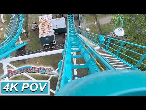 Front row point of view footage of Boomerang