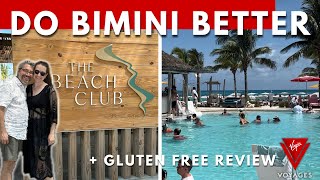 4 Mistakes to Avoid at Virgin Voyages' Beach Club at Bimini on Valiant Lady +Gluten Free Food Review