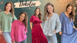 Cozy Layers & Effortless Fall Style | Dokotoo Fall Fashion Finds 🍁