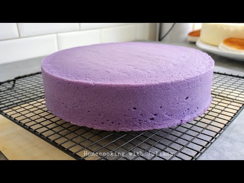 Soft & Fluffy Ube Sponge Cake | Easy Filipino Dessert Recipe | Ube Cake from Scratch!