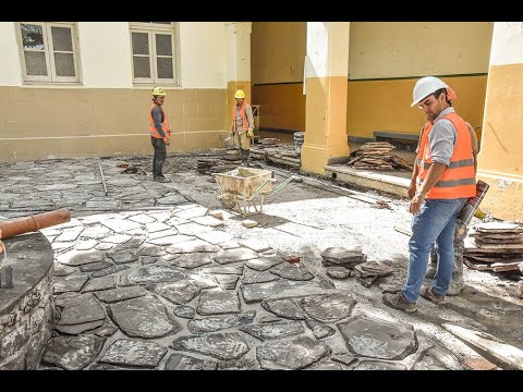 Obras de refacción integral de la escuela Manuel Belgrano