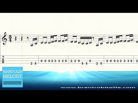 Mandolin - Tab and Notes - Pirates of the Caribbean