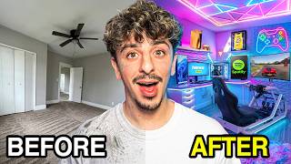 I Transformed My Empty Room Into My DREAM Gaming Room!