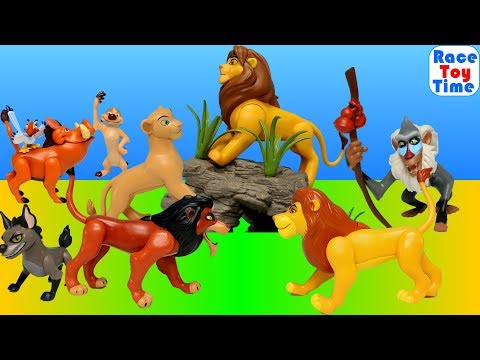 Disney The Lion King Toys plus Wild Zoo Animals Toys
