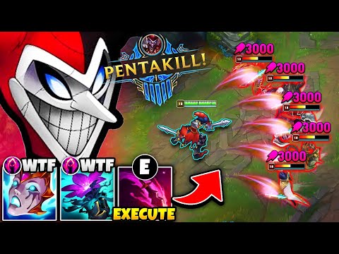 THE OFFICIAL UNOFFICIAL AP SHACO PENTAKILL! (INSANE EXECUTE DAMAGE)
