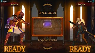 Fight of Gods - Anubis vs. Freyja in The Egyptian Tombs!