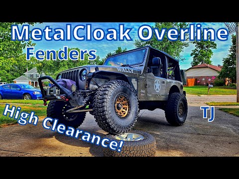 Jeep TJ Front Fender Install [Metalcloak Overline Fenders]