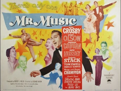 SR. MÚSICA (Mr. Music, 1950) - Bing Crosby, Nancy Olson, Robert Stack, Ruth Hussey.