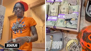 Soulja Boy Shows Off His $1,000,000 Jewelry Collection | Claims To Make A Million Dollars A Month