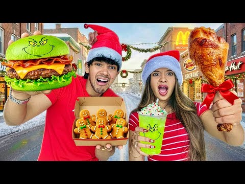 We Tried EVERY Christmas Fast Food Menu Item 🎄🍔