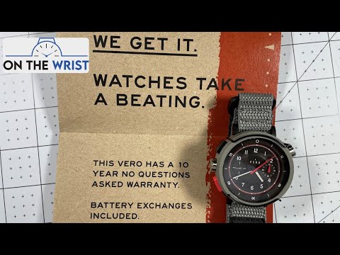 Vero Workhorse Chronograph, a watch with an INSANE warranty that can go anywhere and do anything